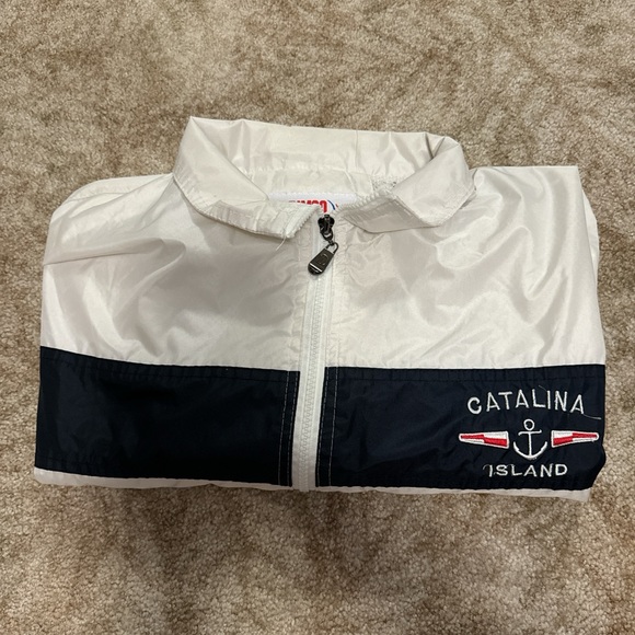 Women’s medium white Dimco Catalina Island windbreaker - Picture 7 of 7